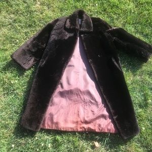 VINTAGE Claremure ltd. Faux-Fur Coat